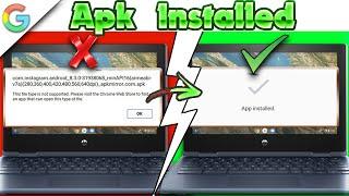 How To Install APK FILES On Chromebook WITHOUT Developer Mode | UPDATED 2023