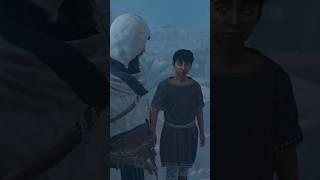 AC Mirage Easter Egg Hytham from AC Valhalla learns first Leap of Faith #shortvideo #shorts #gaming