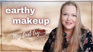 I am not used to makeup but trying! / My first earthy makeup video / over 45 not used to makeup