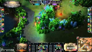 Dignitas vs Team SoloMid - Game 1 - Killing Spree - IPL League of Legends