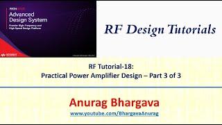 RF Design-18: Practical Power Amplifier Design - Part 3