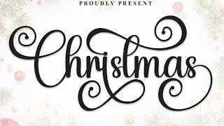 Christmas Font | Font | Free Font | Script Fonts | Font Bundle