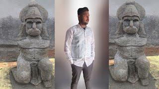 how to make Hanuman statue with cement