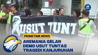 Aremania Gelar Demo Usut Tuntas Tragedi Kanjuruhan