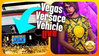 GTA Online: Las Venturas Heist - Salvaging Rare Blue Vegas Plates & Unlocking Black Versace Tee LIVE