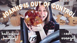 JOANNS IS OUT OF CONTROL | Halloween Hunting: so much new code orange and always a haul at the end!