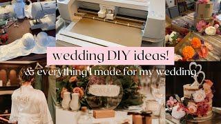 Everything I DIY'd for my wedding 🪡 Ideas and tips to save money!