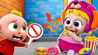 Don't Overeat Song - Healthy Food vs Junk Food - Baby Songs - Kids Song & Nursery Rhymes