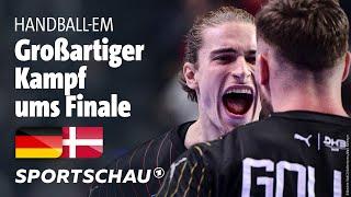 Deutschland - Dänemark Highlights | Handball-EM 2024 | Sportschau
