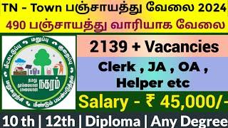  தாலுகா ஆபீஸ் வேலை  No Exam Tamilnadu Government Jobs 2024Job Vacancy 2024TN Govt Jobs In Tamil