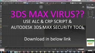 3DS MAX VIRUS & ALC CRP PLUGINS