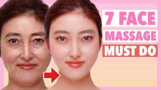 )Anti-Aging Face Massage & Exercise to Prevent Saggy Face, Look 10 Years Younger, Get Healthy Skin!