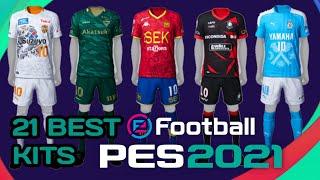 21 BEST KITS ON PES 2021 MOBILE | ASIAN AMERICAN TEAM