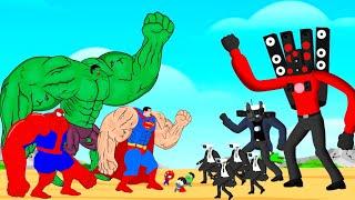 Evolution Of HULK, SPIDER-MAN, SUPER-MAN vs Camera Man, Speaker Man, Tv Man Compilation | Animation