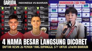 4 PEMAIN TOP DICORET ! Daftar Resmi 26 Pemain Timnas Senior Setelah Hilgers & Eliano Rejnders Masuk