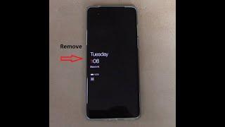 How To Remove The Clock From Lock Screen And Always On Display On A OnePlus 8 Smartphone