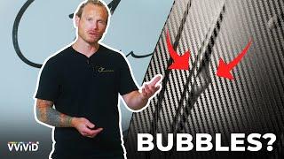 Why Are There Bubbles After My Vinyl Installation? | VViViD Vinyl | @CKWraps