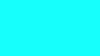 True CYAN blank screen 4K HD - 5 hours - Ciana, Cian, Ciano, Schwarz, Cyaan - #00FFFF