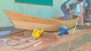 Cara Membuat Perahu sampan (DIY Wooden Board Canoe)