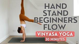 HANDSTAND YOGA FLOW FOR BEGINNERS - Yoga with Charlie Follows