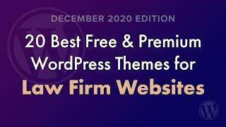 20 Best WordPress Themes for Lawyer & Law Firm Websites - December 2020 Edition