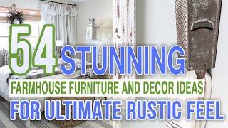 54 Stunning Farmhouse Furniture and Decor Ideas For Ultimate Rustic Feel