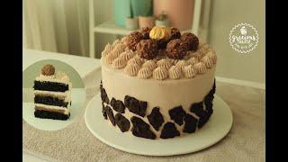 Ultimate Eggless Ferrero Rocher Cake Recipe