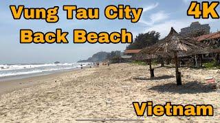 Walk on the Back Beach, you might not want to swim on it | Vung Tau, Vietnam | 4K 60fps