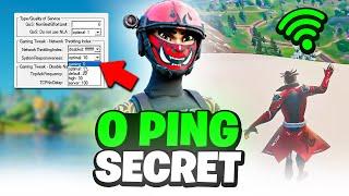 How PROS Get 0 PING and 0 DELAY In Fortnite!  (Lower Ping Guide 2025)