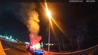 N.J. officer rescues unconscious driver from fiery crash involving tanker truck