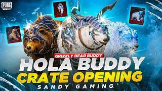 10 UC LUCK COMPANION HOLA BUDDY BEAR COMPANION CRATE OPENING PUBG MOBILE