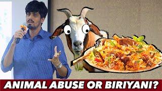 Animal Abuse or Biriyani? | What is Speciesism? | Animal Rights Lecture | Vegan