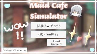 ️If School Girl Simulator has a new game || Maid Café Simulator (Fan Game!)