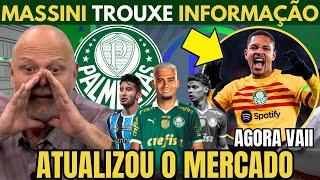 MASSINI TROUXE ATUALIZAÇÃO DO MERCADO DA BOLA NO PALMEIRAS.