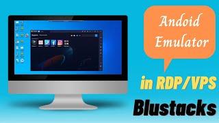 How to Install Android Emulator in RDP 2022 || BlueStacks 4 Hyper-V Enabled