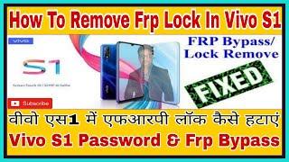 how to remove frp lock in vivo s1 l vivo s1 password & Frp bypass l vivo frp bypass