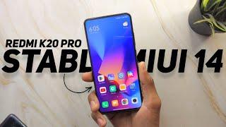 Stable MIUI 14 ROM For Redmi K20 Pro | Different Features & Crazy Smoothness in GAMING 