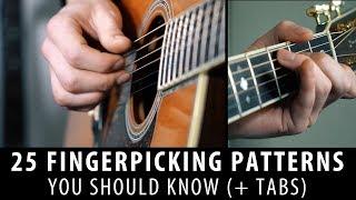 25 Fingerpicking Patterns In 5 Minutes! (+tabs)