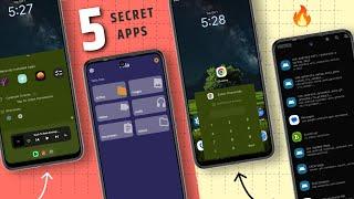 5 Best Useful Secret Android Apps | Try These Unique Android Apps 2024