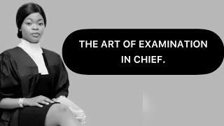 HOW TO LEAD A WITNESS IN EXAMINATION IN CHEIF.