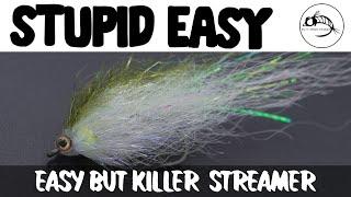 Fly Tying Tutorial: Stupid EASY (but really good) STREAMER