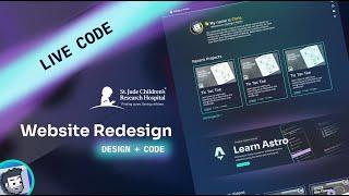 Live Code: Website Redesign (Design and Code)