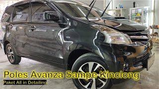 Poles Mobil Avanza sampe kinclong | Proses dan Hasil Poles Avanza Hitam | Salon Mobil Extreme Jogja
