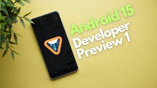 Android 15 Developer Preview 1 - More Haptics, Better Animations