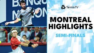 Rublev Faces Arnaldi; Popyrin & Korda Clash | Montreal 2024 Semi-Final Highlights