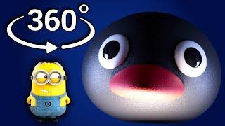Noot noot Pingu Finding Challange #4 | Noot noot VR 360 video