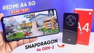 Redmi A4 5G PUBG-BGMI Test Snapdragon 4s Gen-2