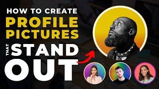 How To Create Awesome Profile Pictures for Instagram, LinkedIn, FB,  & YouTube (Profile Pics Ideas)
