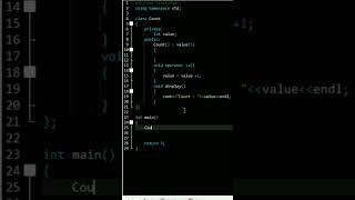 Operator Overloading In C++ | #shorts #shortvideo #short #viral #cpp #code #coding