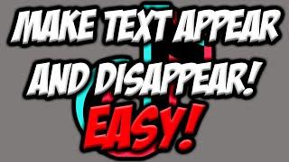 How to Make Text Appear and Disappear in TikTok Videos EASY! | TikTok Tutorials